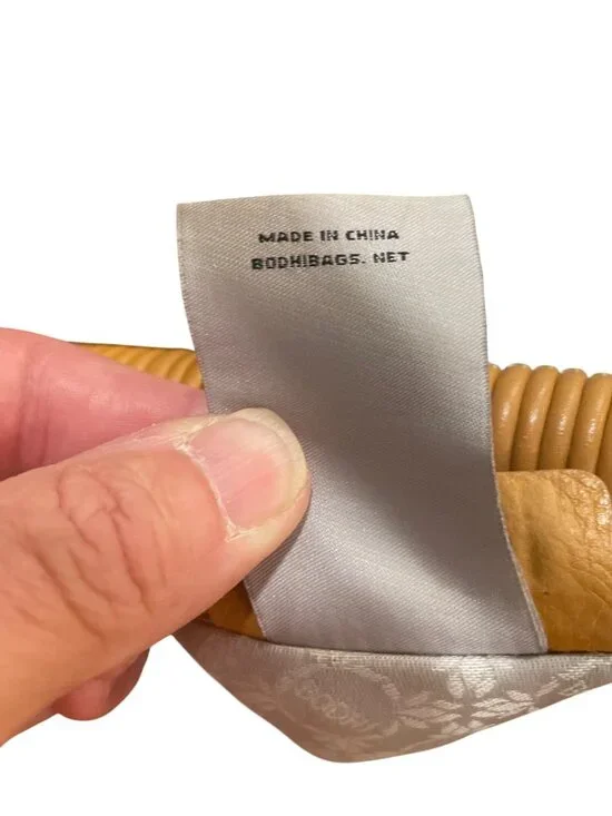 Bodhi wms handmade mustard leather large hobo shoulder bag 13'x13" SKU 10,014 - Picture 13 of 16